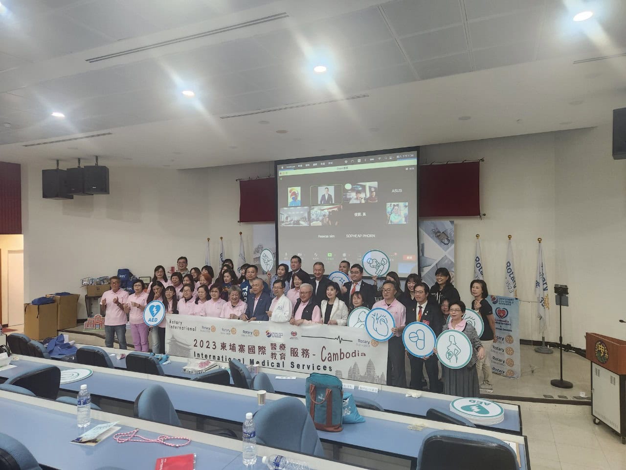 台柬兩地志工協同訓練連線