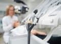 Dental professional equipment close up in clinic